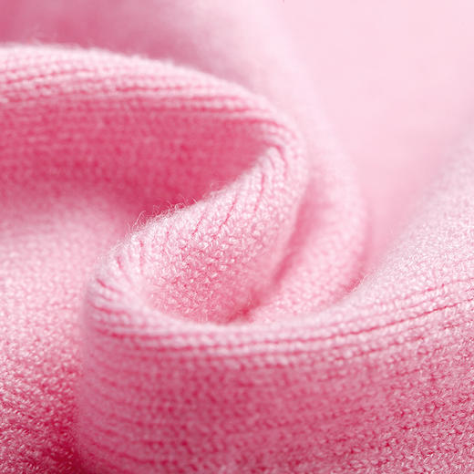 欧芮儿2016春季新款女装粉色蕾丝拼接甜美圆领长袖精致针织毛衣潮 商品图3