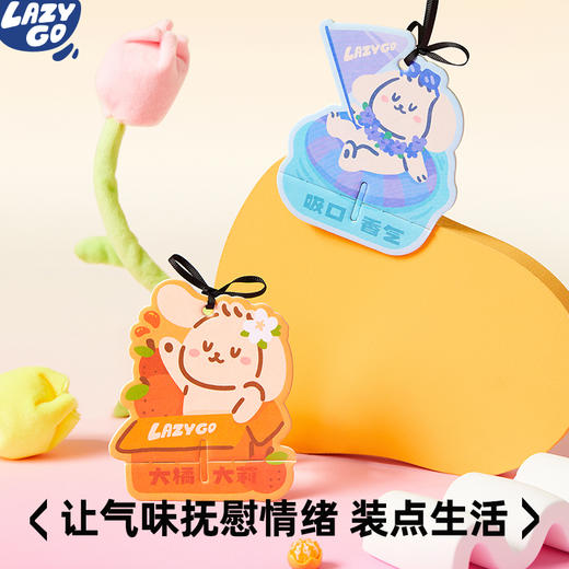 lazygo香氛片衣柜香薰车载香挂 商品图1