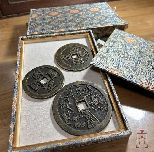 钱币收藏木锦托盘一套1格6格12格24格带锦盖 商品图10