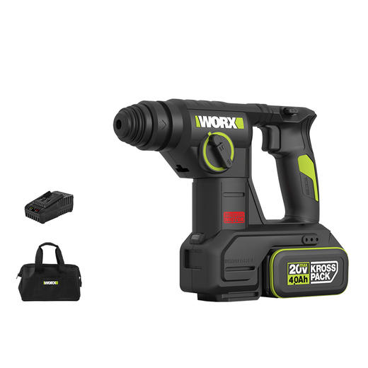 威克士锂电集尘电锤WU384T充电冲击钻两用打混凝土钻墙电动工具 商品图1