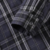 GXG男装【棉100%】25秋季时尚潮流撞色格纹翻领休闲男式长袖衬衫K&C 商品缩略图9