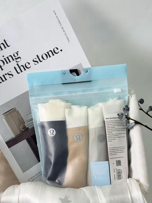 原单版本Lu磨毛女士中腰内裤4条112707 商品图2