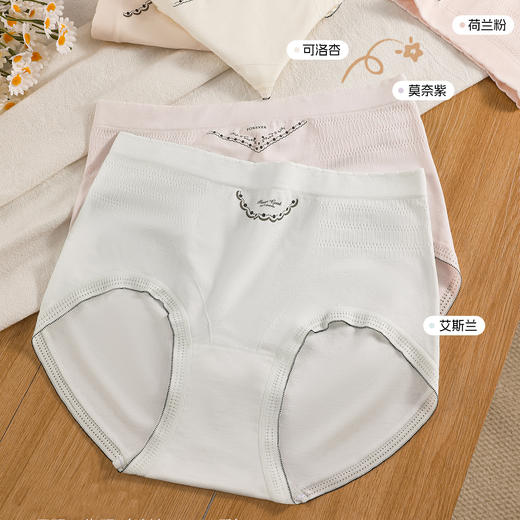 【3条装】女士莫代尔田园风内裤【CSL25277】 商品图0