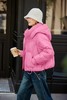 LNNNS 玫红色甜美保暖羽绒服外套 21768 商品缩略图1