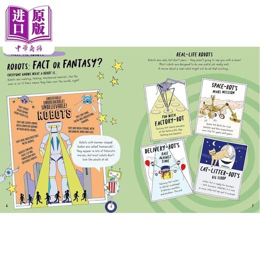 【中商原版】英文原版儿童科普绘本 天才之书3册 The Brainiacs Book of the Climate and Weather Robots and AI the Interne 商品图3