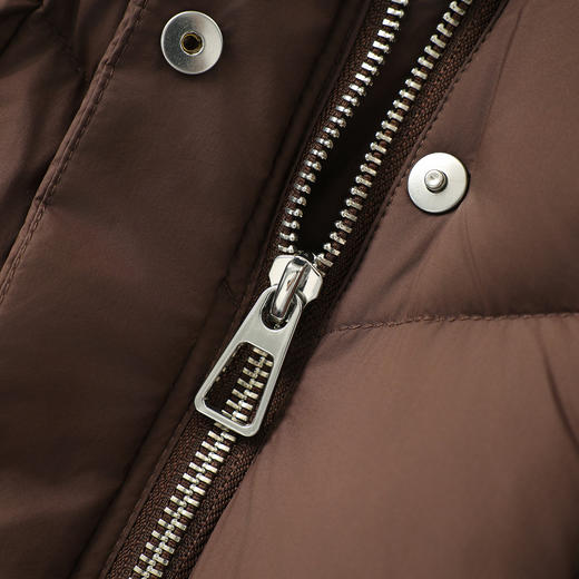 90白鸭绒轻量体感减龄气质收腰连帽加厚羽绒服WLZD2515607 商品图3