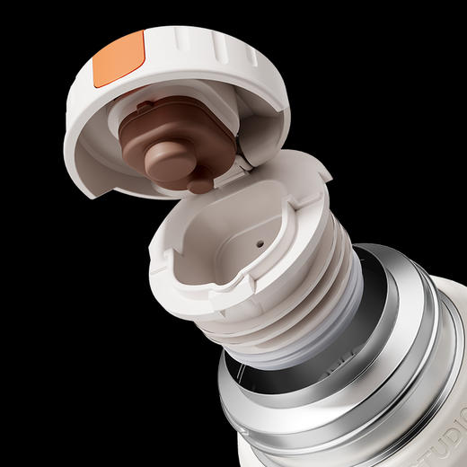 悦享纯净！【MSH草莓生活日用保温杯】500ml容量 自带杯盖 热饮纳凉 可一键弹盖直饮 12h长效保温 （内胆316不锈钢）（外壳304不锈钢）） 商品图7