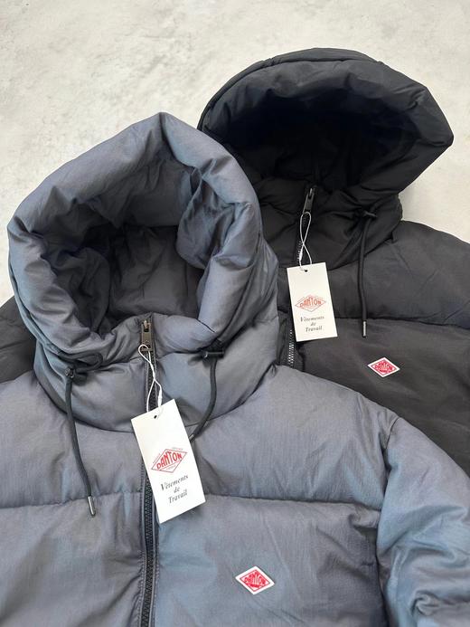 D112703冬季新款连帽拉链徽标羽绒服男女同款 商品图11