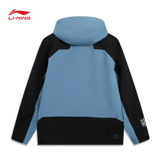 李宁户外CF溯万龙甲冲锋衣黑龘男女同款防风排湿单层冲锋衣AEMV023 商品图6