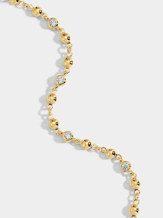 北京仓｜Lili Claspe-Stella-金色 网球 锆石 手链［美国设计师］ 商品图2