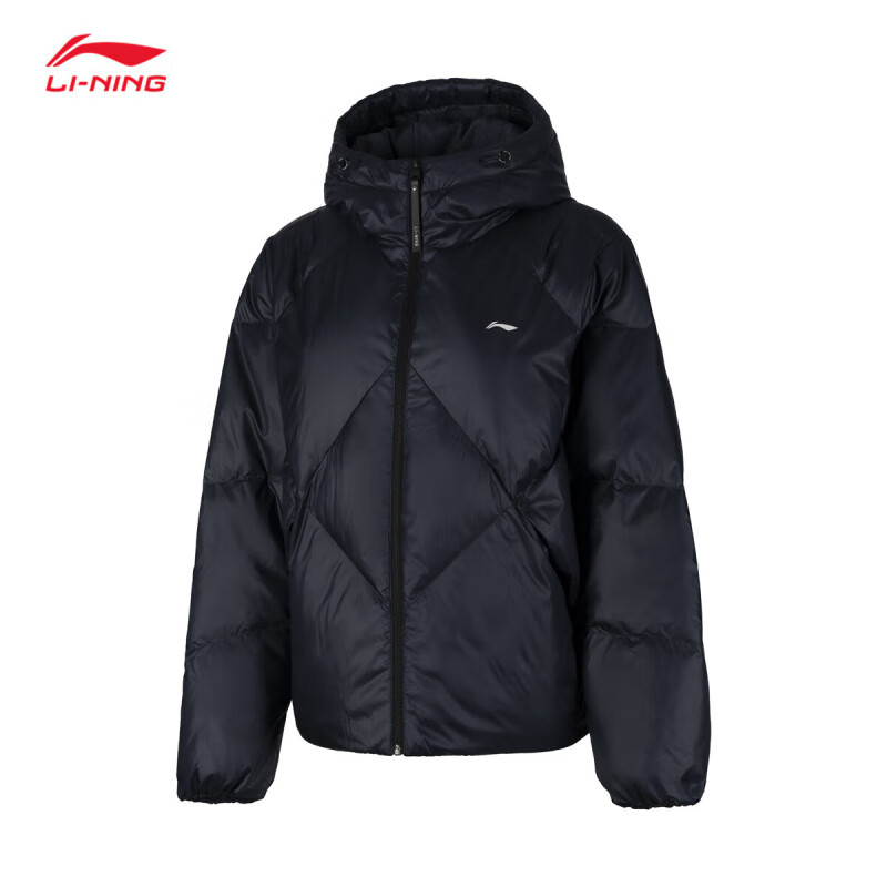 李宁（LI-NING）运动羽绒服女 2025冬季新款时尚保暖鸭绒外套AYMV210