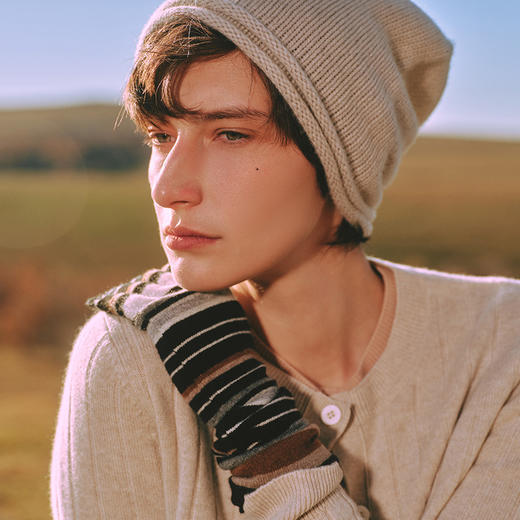 东黎 • 童心未远 马戏团 山羊绒冬季彩条手套 5398 商品图1