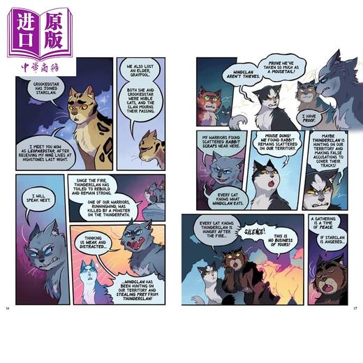 预售 【中商原版】猫武士漫画版#3 Warriors Graphic Novel The Prophecies Begin #3 英文原版 全彩漫画故事 儿童图画小说 进口书 商品图1