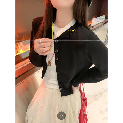 <曾小咸推荐>现货秒杀！微信超特价！黑色短款毛针织衫开衫 日常169.99 立减90 秒杀79.99！ 商品图3