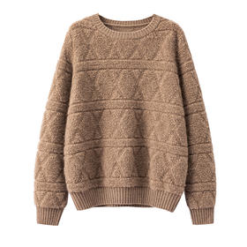 S·Y·C【D奥加厚棉袄级】100纯山羊绒重磅加厚保暖毛衣女CYR240207