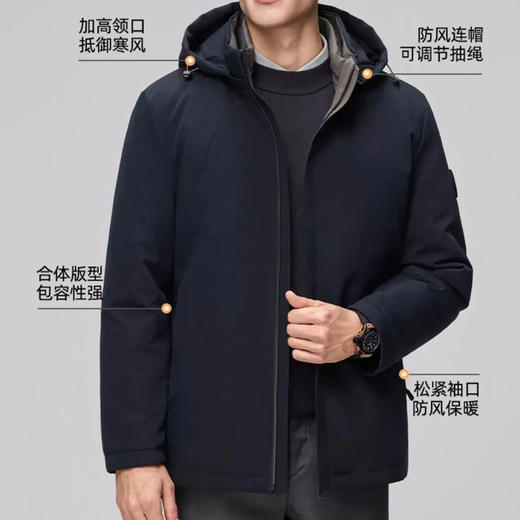 罗蒙·男士鹅绒服 | 一衣五穿，90%拒水鹅绒，下雪都暖和！ 商品图3