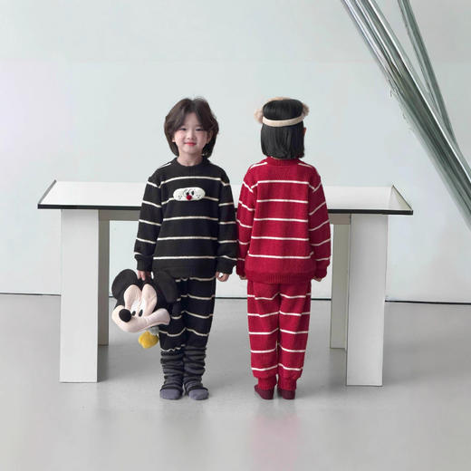 【79元起2套】秋冬儿童半边绒睡衣 男女童暖暖绒家居服套装 商品图1