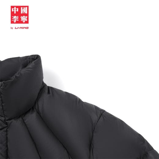 中国李宁男子反光保暖宽松90%鸭绒短羽绒服AYMV475 商品图7