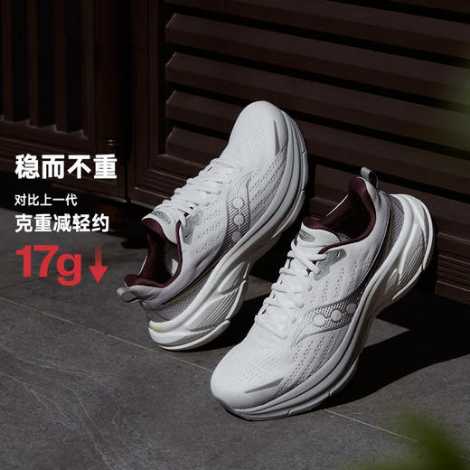Saucony索康尼 HURRICANE飓风25 男女款旗舰稳定舒适减震运动跑步鞋 商品图2