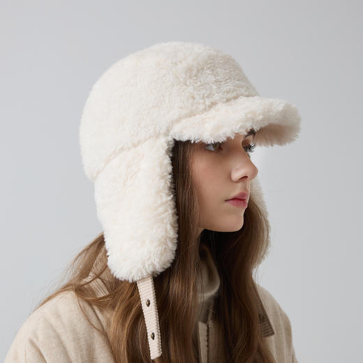 卡蒙卷卷毛护耳棒球帽KM-5366 商品图0