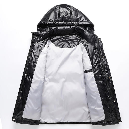 【90鸭绒】罗蒙冬季羽绒服男士可拆卸立领一衣两穿时尚百搭潮搭保暖舒适羽绒外套 商品图5