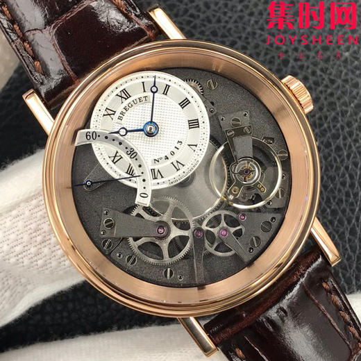 ZF宝玑Tradition传世系列 全自动逆跳秒针男士腕表！传世系列有三款可以选！玫金款7097BR/G1/9WU.蓝色款7097BB/GY/9WU灰色款7097BB/G1/9WU. 火爆来袭！ 商品图3