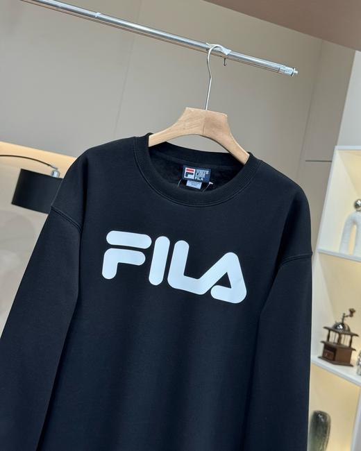 D112735潮牌水貂绒一体圆领套头卫衣2025秋冬新款加绒上衣男女同款 商品图9