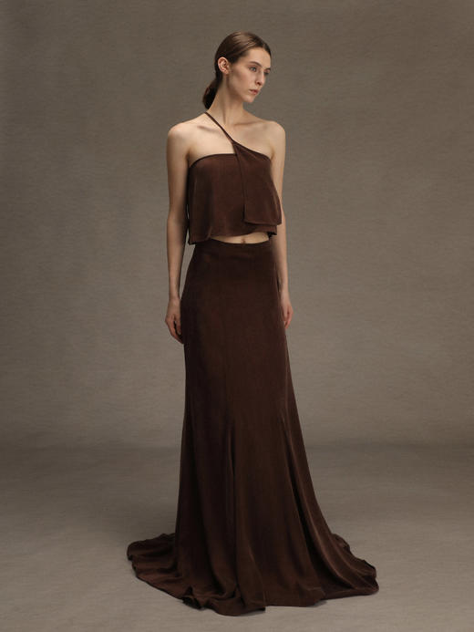 ranyepersonal｜PARADOX25SK04-2 铜氨砂洗棕色半身裙 [ 棕 ] 商品图11