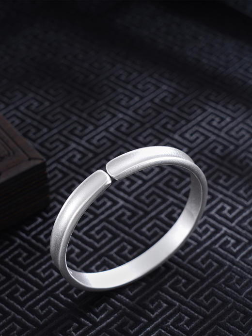 【莫忘初衷】子佩集S999银手工手镯原创设计【55034118】2407 商品图0