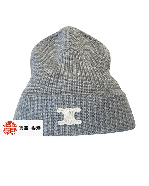 中性款logo针织毛线帽hu008 商品图0