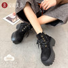 ARCHCONTACT安启美奈休闲百搭厚底马丁靴系带女靴53076 商品缩略图6