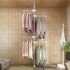 顶天立地挂衣架晾衣架衣服挂架落地卧室立式衣架挂免打孔晾衣杆 商品缩略图0