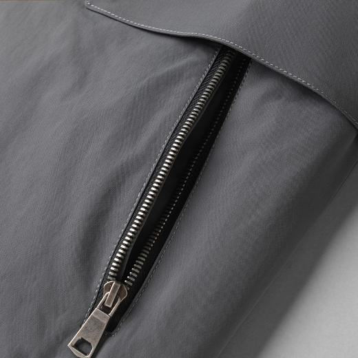 【可拆卸帽 一衣两穿】罗蒙冬季保暖连帽羽绒服抽绳款羽绒服男士袖口侧边带口袋时尚厚款羽绒外套 商品图7