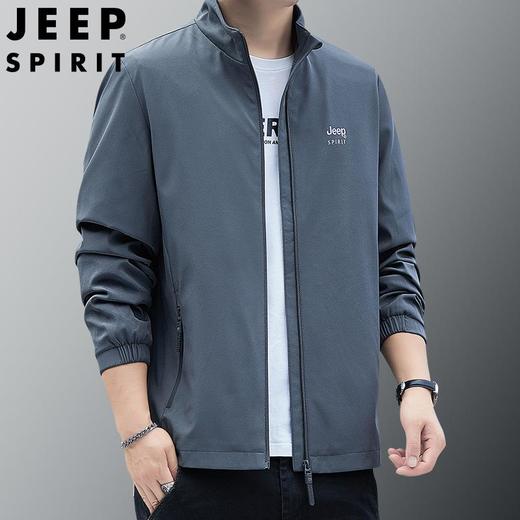 JEEP  SPIRIT  秋冬季男士立领时尚潮流休闲刺绣夹克外套 JC7292 商品图3