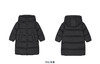 jnby   25年冬款  长款羽绒服 1XAC10060 商品缩略图12