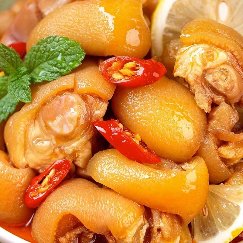 【原切0添加❗️酸辣猪蹄花】甄选品质原料制作，酸辣麻鲜香，口感Q弹爽口，一口一块跟本停不下来，休闲零食网红零食，开袋即食熟食冷吃解馋肉食袋装零食L