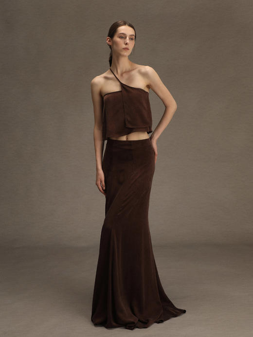 ranyepersonal｜PARADOX25SK04-2 铜氨砂洗棕色半身裙 [ 棕 ] 商品图5