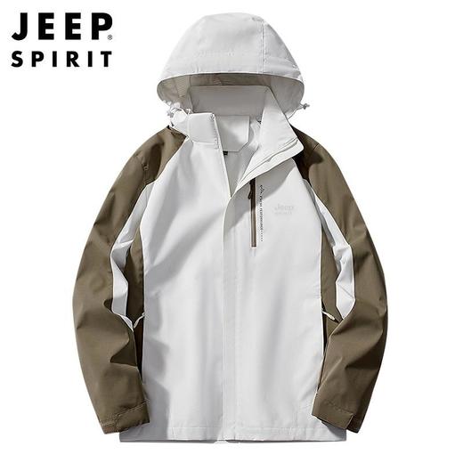 JEEP SPIRIT 秋冬款男士时尚休闲夹克户外冲锋衣外套男JC7288 商品图4
