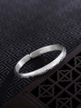 【花海涟漪】子佩集S999银手工手镯原创设计【55061113】2407