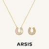 ARSIS｜流光系列 珠光马蹄项链 金色 商品缩略图0