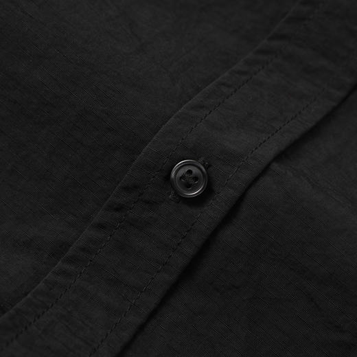 GXG男装25秋季日常通勤简约纯色翻领休闲男式长袖衬衫K&C 商品图4