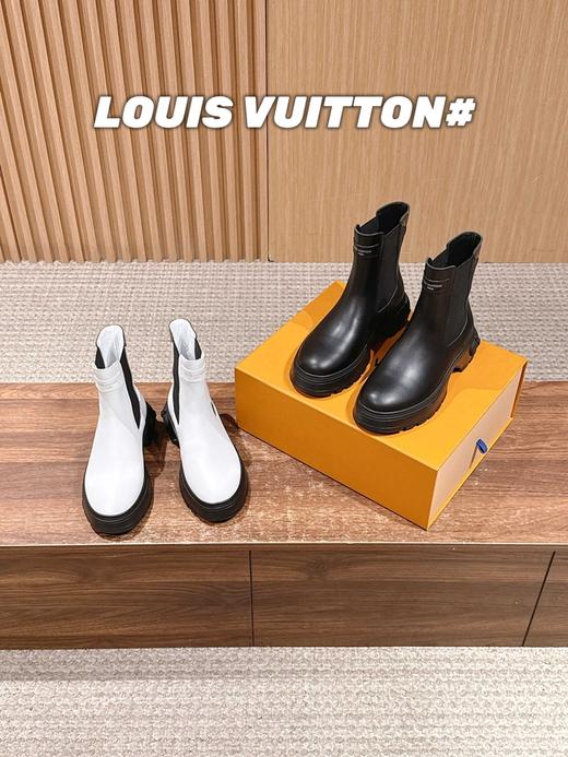 驴家  驴牌新款皮革切尔西靴 系带马丁靴短靴(DBG) 商品图4