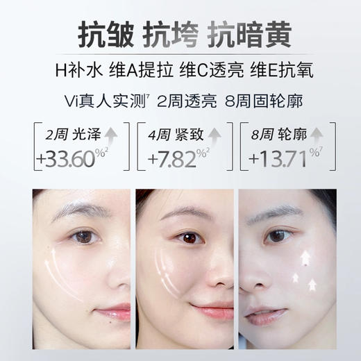【润百颜胶原元气弹次抛精华】高活性胶原配方 淡化干纹细纹 紧致提亮肌肤 30支/盒 商品图3