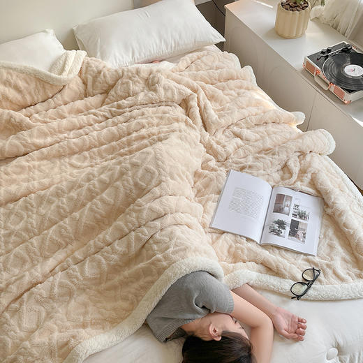 双层加厚风 塔芙绒加厚毛毯【冬季床品专场】 商品图12