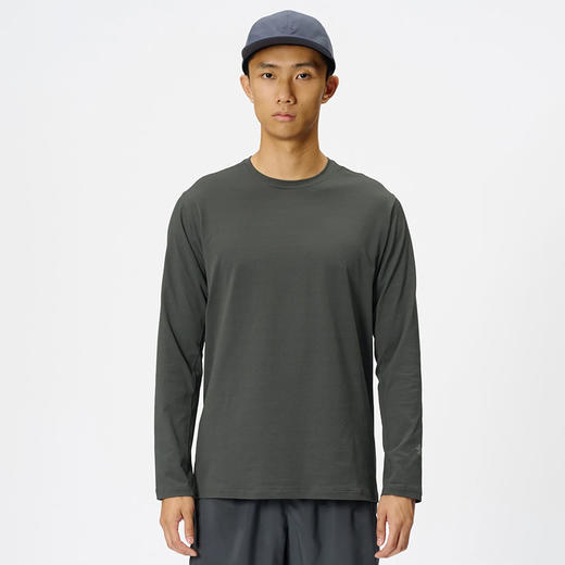 Goldwin WF-Dry L/S T-shirt 男装细华夫格速干运动长袖圆领T恤 商品图0