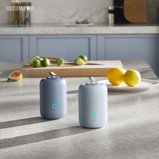 【一晚回归清新冰箱】 根元冰箱除味器-灯笼 除jun除味延长保鲜 降解农残 食物不串味 2档设置 3000mAh电池 4小时充满 常规档40天长续航 适用车内/卫生间/鞋柜/收纳柜/冰箱 商品图0