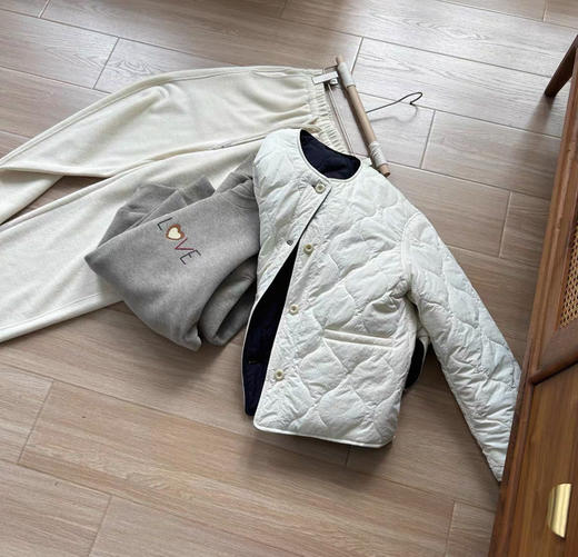 老米优品🎈3-5天！日杂风复古小棉服~《葫芦纹绗缝双面穿棉衣》 双面穿防风防水面料， 实现一衣两穿的自由！ WT251127C 商品图2