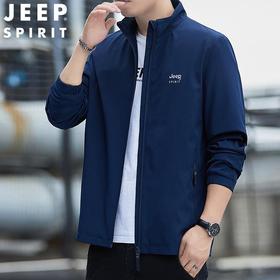 JEEP  SPIRIT  秋冬季男士立领时尚潮流休闲刺绣夹克外套 JC7292