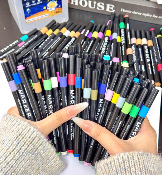 【80色】正品Y.DUCK丙烯马克笔 / 桶装 商品图3