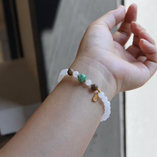 “福运满堂"和田羊脂白玉手串 CR 商品图0